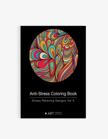 Anti-Stress Coloring Book Stress Relieving Designs Vol 3 front cover