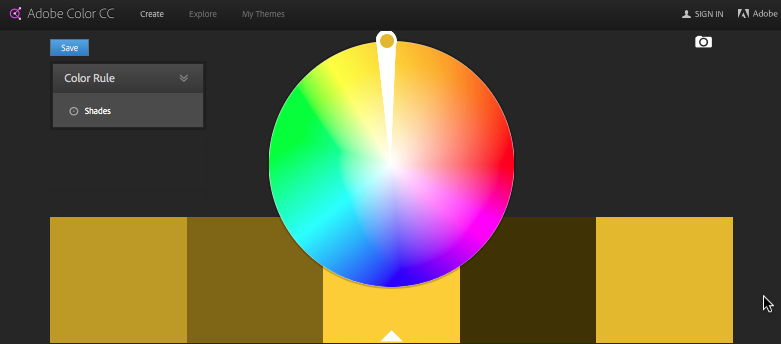 shades of color color wheel