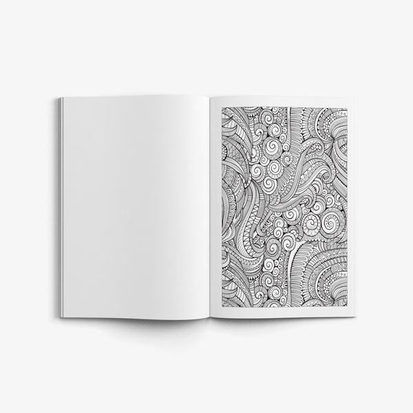 Set Of 2 Relax And Inspire / Calm and De-Stress: Adult Coloring Book