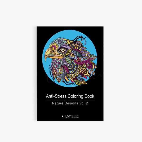 Anti Stress Coloring Book Nature Designs Vol 2 -0