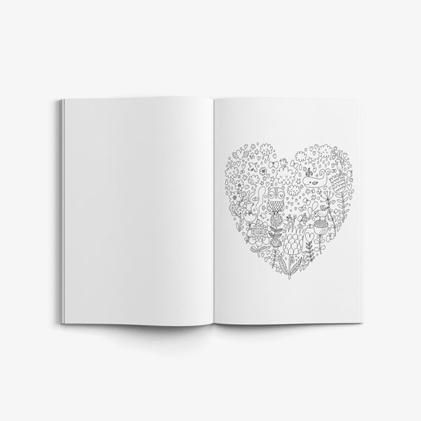 Anti Stress Coloring Book Owl Designs Vol 1-6
