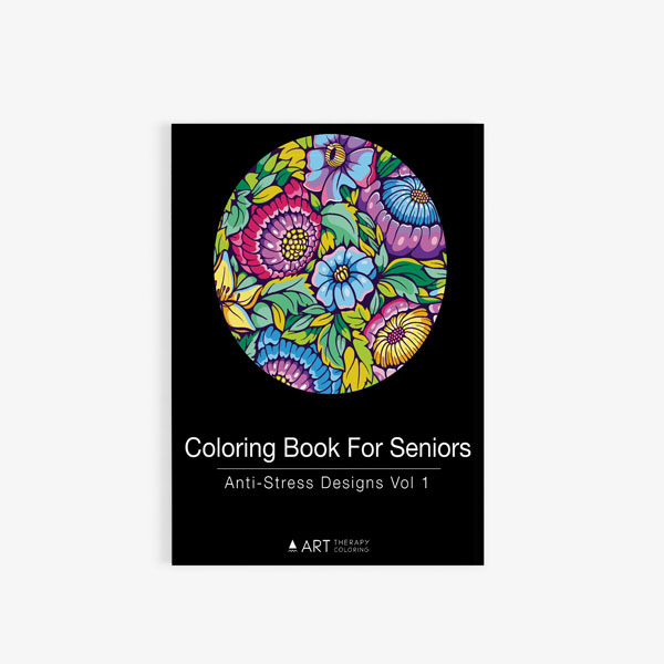 Coloring book for seniors vol 1 Art Therapy Coloring