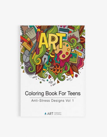 coloring book for teens anti stress designs vol 1 -17