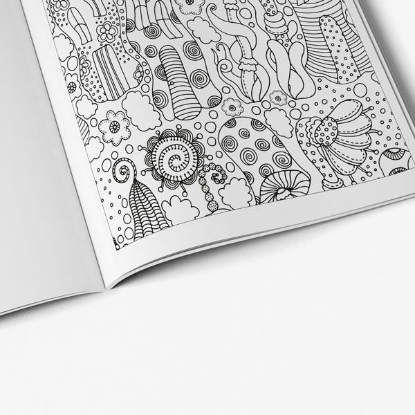 Coloring Book For Teens: Anti-Stress Designs Vol 2 - Art Therapy