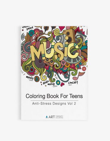 coloring book for teens anti stress designs vol 2 -8