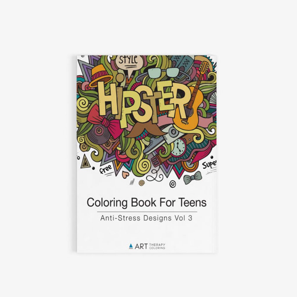 coloring book for teens anti stress designs vol 3-16