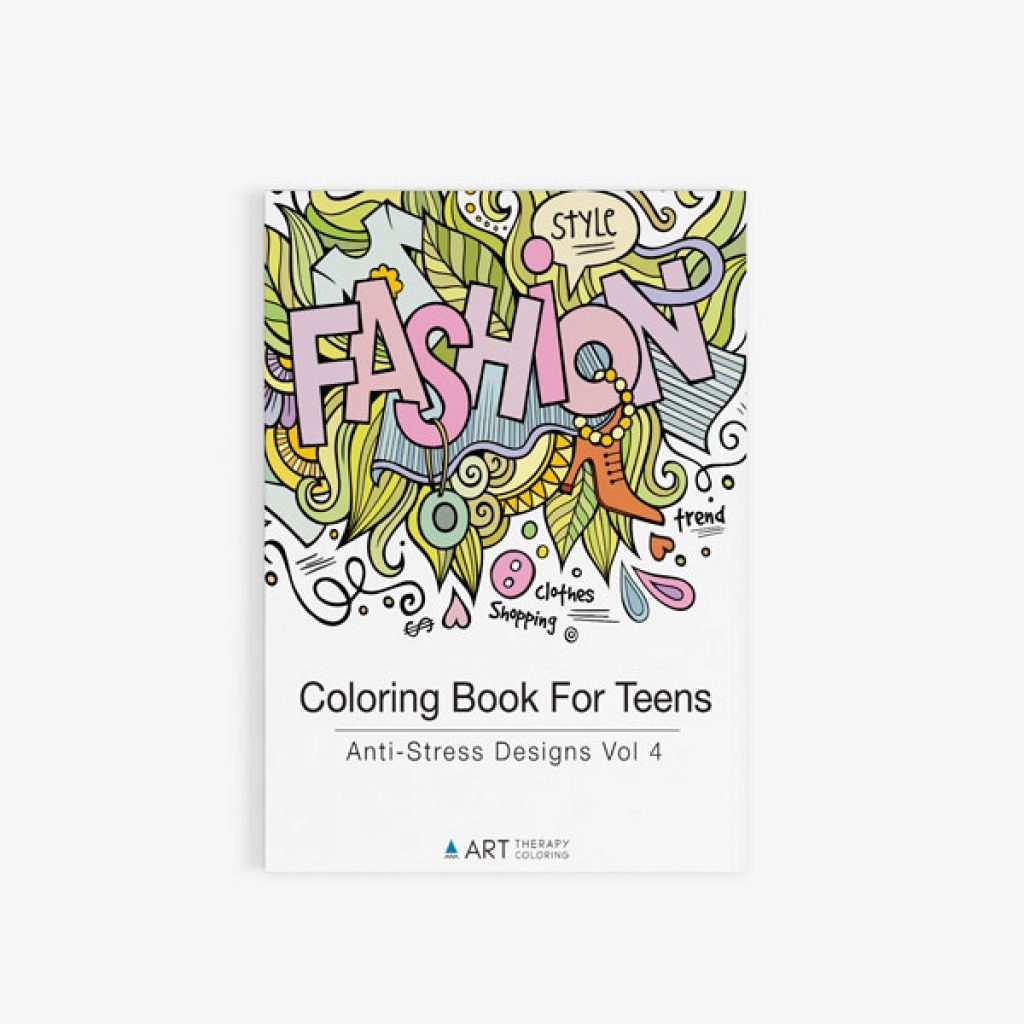 coloring book for teens anti stress designs vol 4-17