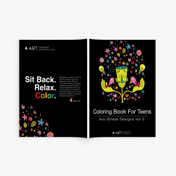 coloring book for teens anti stress designs vol 5-2