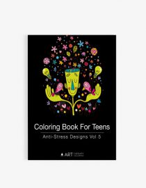 Coloring Book For Teens: Anti-Stress Designs Vol 2: Art Therapy Coloring:  9781944427177: : Books