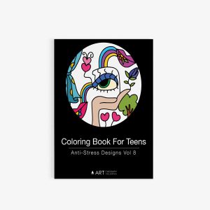 coloring book for teens anti stress designs vol 8
