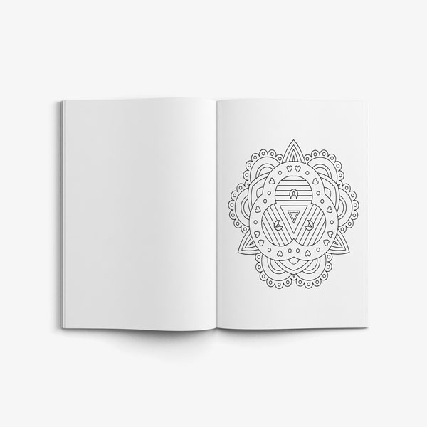 Coloring Book for Teens Vol. 8 : Anti-Stress Designs by Art