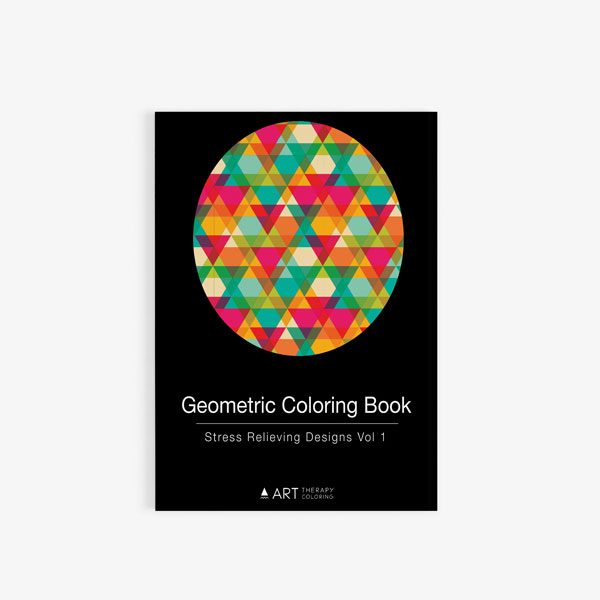 Geometric Coloring Book Stress Relieving Designs Vol 1