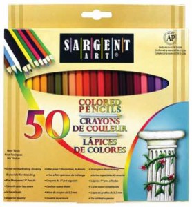 Sargent Art Colored Pencils for adult coloring_1