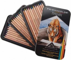 Watercolor Pencils for adult coloring books