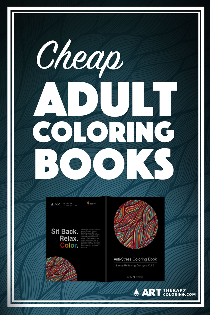Cheap Adult Coloring Books Art Therapy Coloring