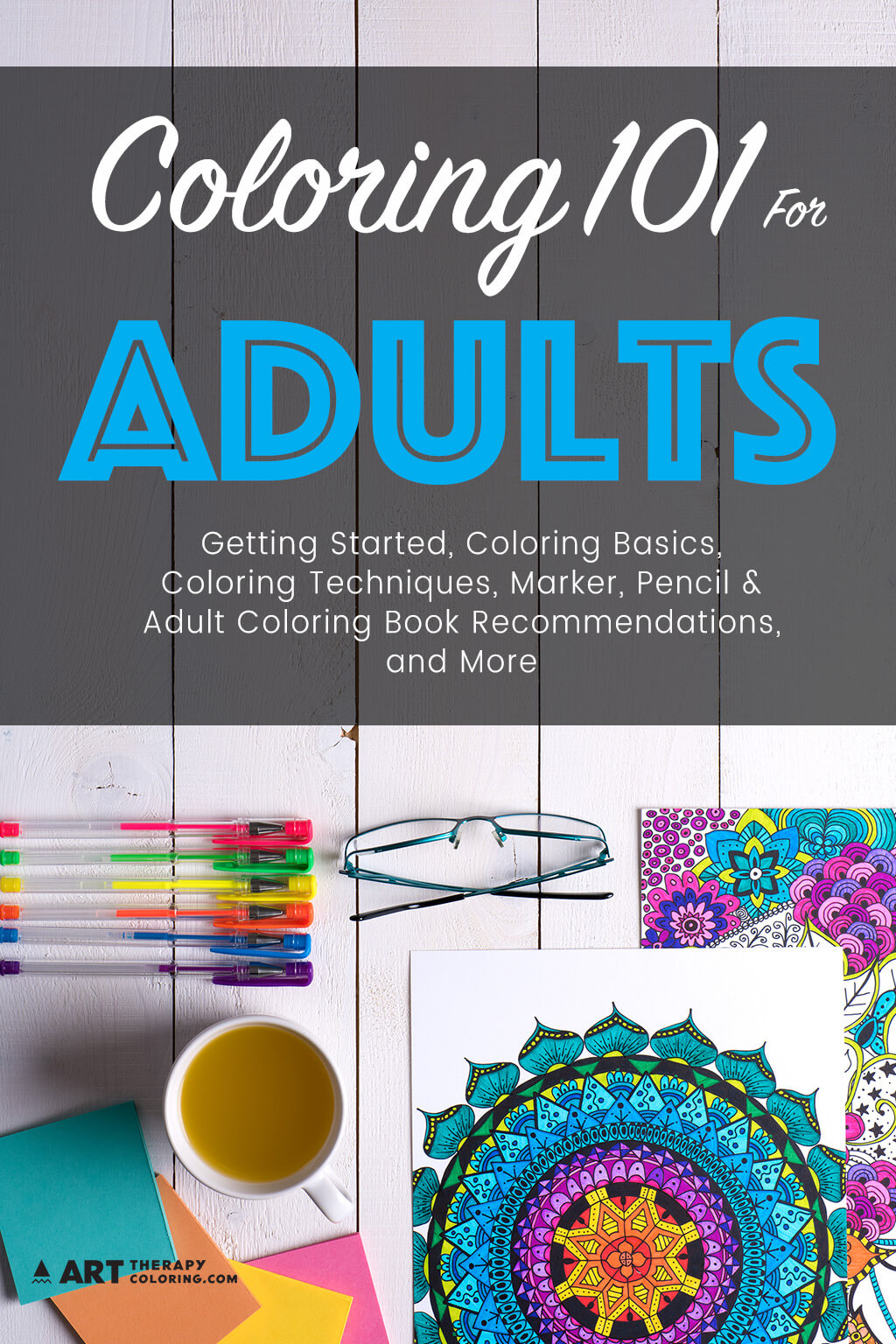 4 Gel Pen Techniques to Use in Your Adult Coloring Books