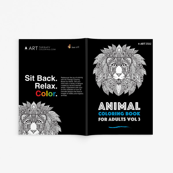 Animal coloring book adults vol 3 33