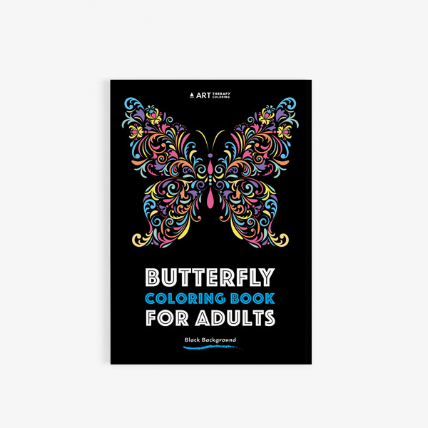 Butterfly coloring book for adults30