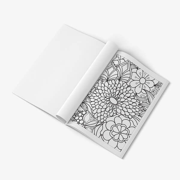 SENIORS COLORING BOOK: Relaxing Coloring Book for Adults, Stress Relief  Coloring Book for Adults with Dementia and Seniors with Low Vision Perfect