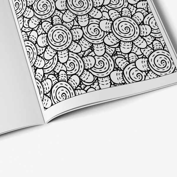 Coloring Book for Seniors: Floral Designs Vol 1 - Art Therapy Coloring