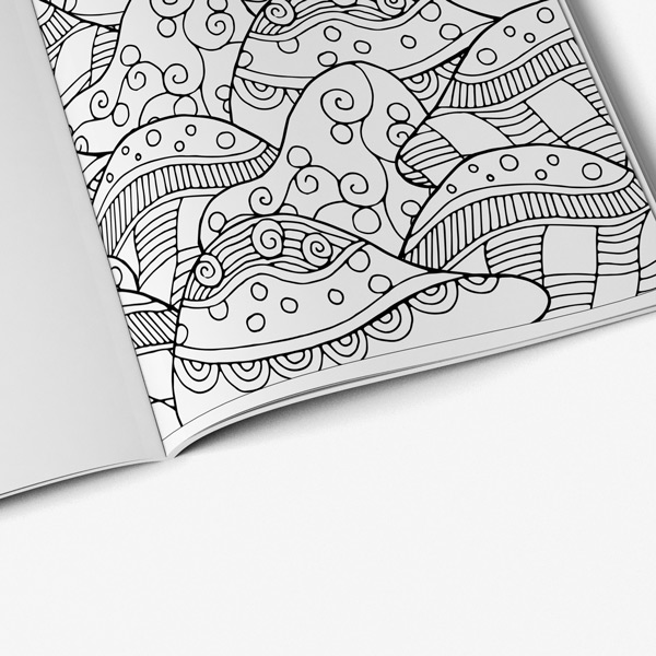 Coloring book for seniors ocean designs vol 1 page 09