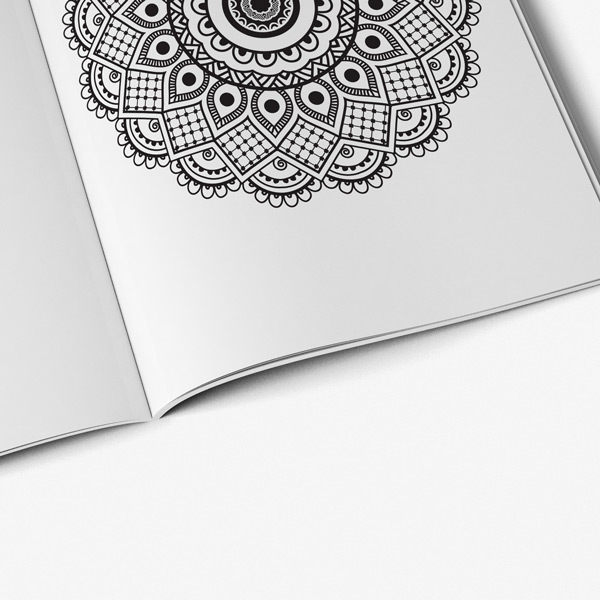 Mandala Flowers, Hearts & Butterflies : Stress Relief Coloring Book For  Adults: 90 Beautiful Mandala Coloring Pages