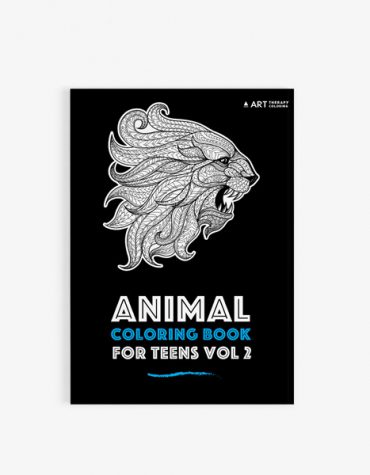 Animal coloring book for teens vol 2