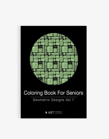 Coloring Book for Seniors: Geometric Designs Vol 1