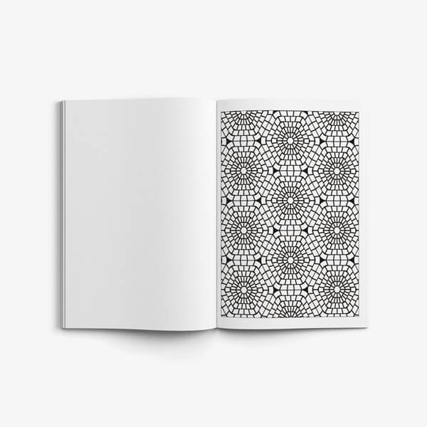 Coloring Book for Seniors: Geometric Designs Vol 3