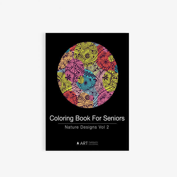 Coloring Book for Seniors: Nature Designs Vol 2