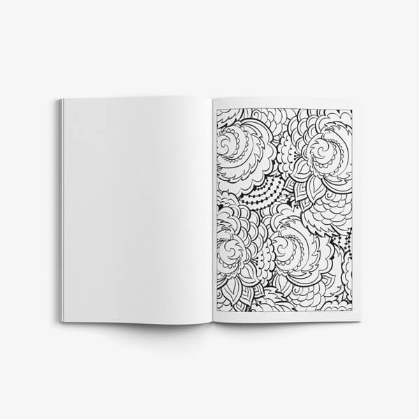 Coloring Book for Seniors: Nature Designs Vol 2