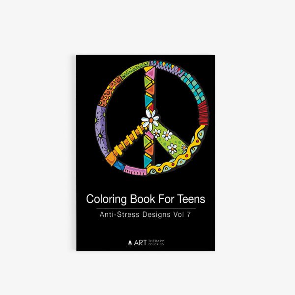 Coloring Book For Teens: Anti-Stress Designs Vol 7