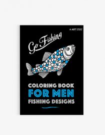 Fishing Coloring Book For Men by Lubawi Books