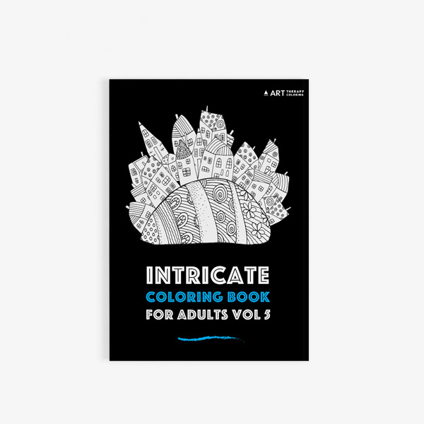 Intricate coloring book adults for vol 5