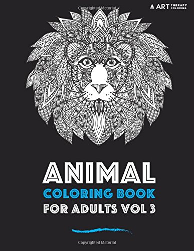 Animal coloring book for adults vol 3