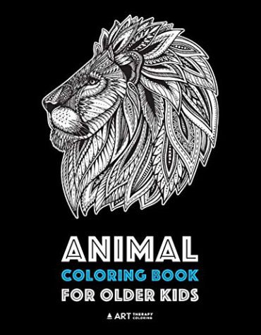 Animal Coloring Book for Older Kids: Complex Animal Designs For Boys and Girls