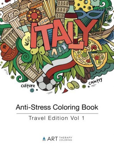 Anti-Stress Coloring Book: Travel Edition Vol 1