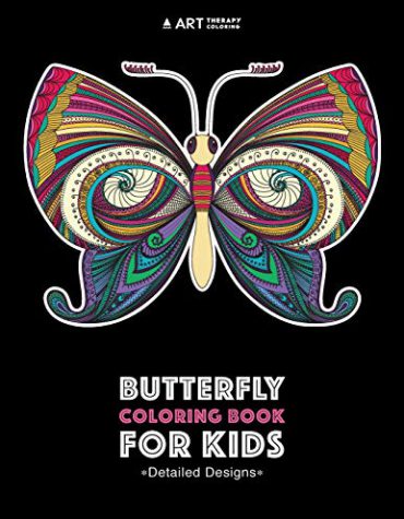 Butterfly Coloring Book For Kids: Detailed Designs: Advanced Coloring Pages For Older Kids; Relaxing Zendoodle Butterflies & Flowers