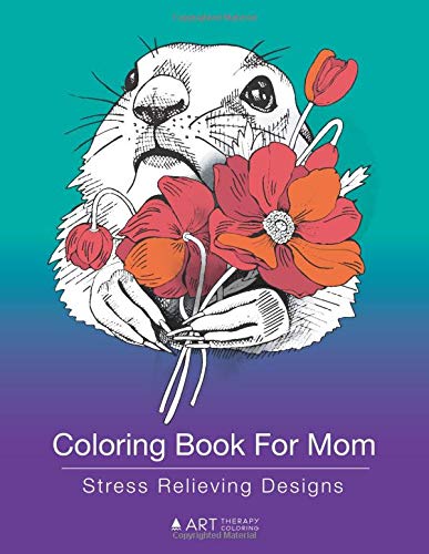 cute animal mandalas coloring book stress- relief: Coloring Book