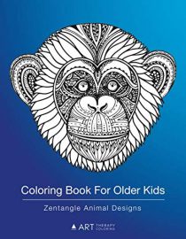 Coloring Book For Older Kids: Zentangle Animal Designs: Detailed Zendoodle Pages For Boys and Girls
