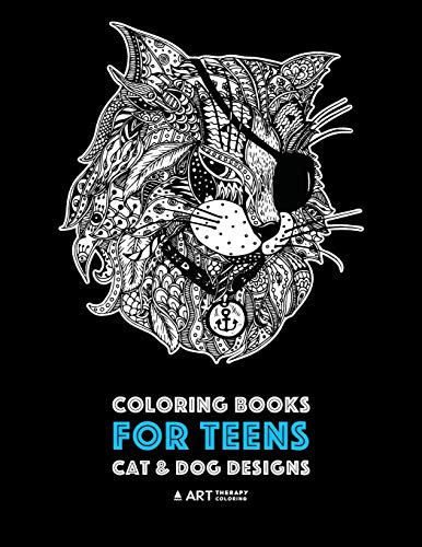 coloring books for teens cat  dog designs detailed zendoodle animals for  relaxation