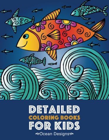 Detailed Coloring Books For Kids: Ocean Designs: Advanced Coloring Pages for Tweens, Older Kids, Boys & Girls