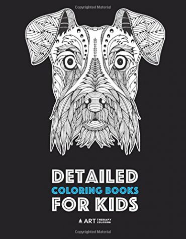 Detailed Coloring Books For Kids: Zendoodle Animal Designs; Lion, Tiger, Elephant, Giraffe, Deer, Fox, Dog, Horse, Unicorn, Birds, Butterflies & More