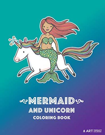 Mermaid and Unicorn Coloring Book: Coloring Book For Girls or Boys and Kids of All Ages
