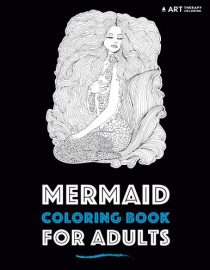 Mermaid coloring book for adults