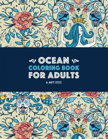 Ocean Coloring Book for Adults: Detailed Designs For Relaxation & Stress Relief with Deep Blue Sea Creatures