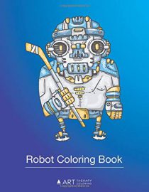Robot Coloring Book: Colouring Pages For Kids, Boys & Girls, Detailed Drawings for Creativity & Relaxation