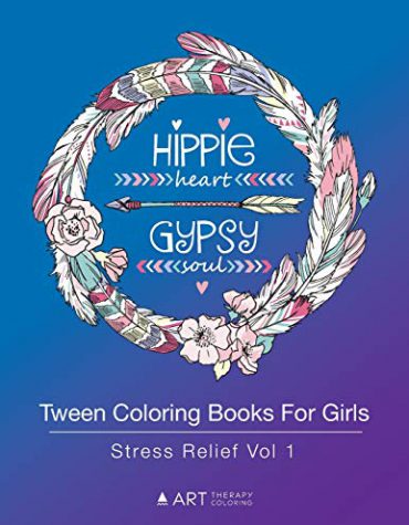 Tween Coloring Books For Girls: Stress Relief Vol 1: Colouring Book for Young Adults, Boys and Girls